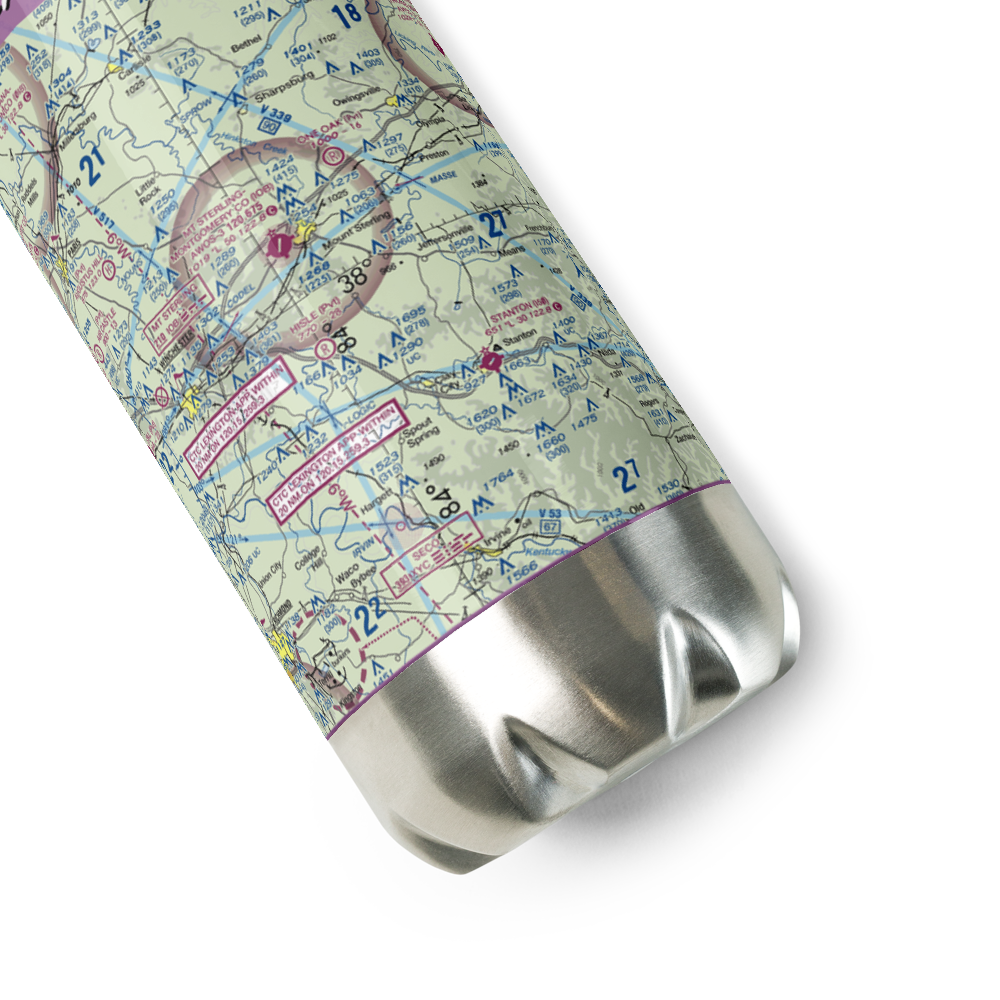 Weavers Run Airport (4KY5) VFR Sectional Water Bottle 