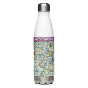 Enjoy Field (4LL4) VFR Sectional Water Bottle