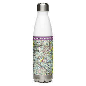Colonial Acres Airport (4LL8) VFR Sectional Water Bottle