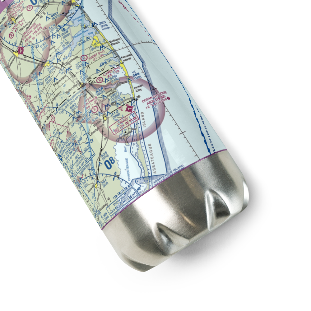 Carey Field (4MD3) VFR Sectional Water Bottle 