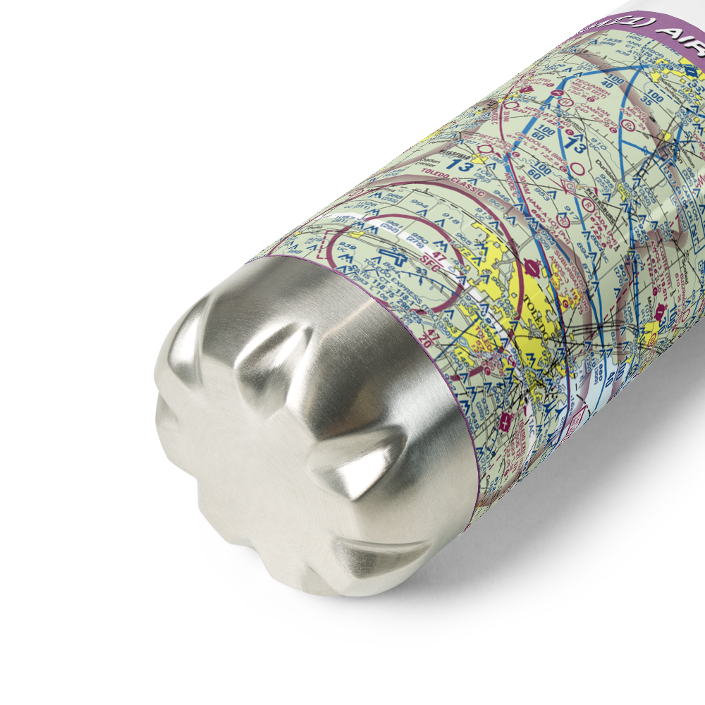 Air Rahe Airport (4MI1) VFR Sectional Water Bottle 