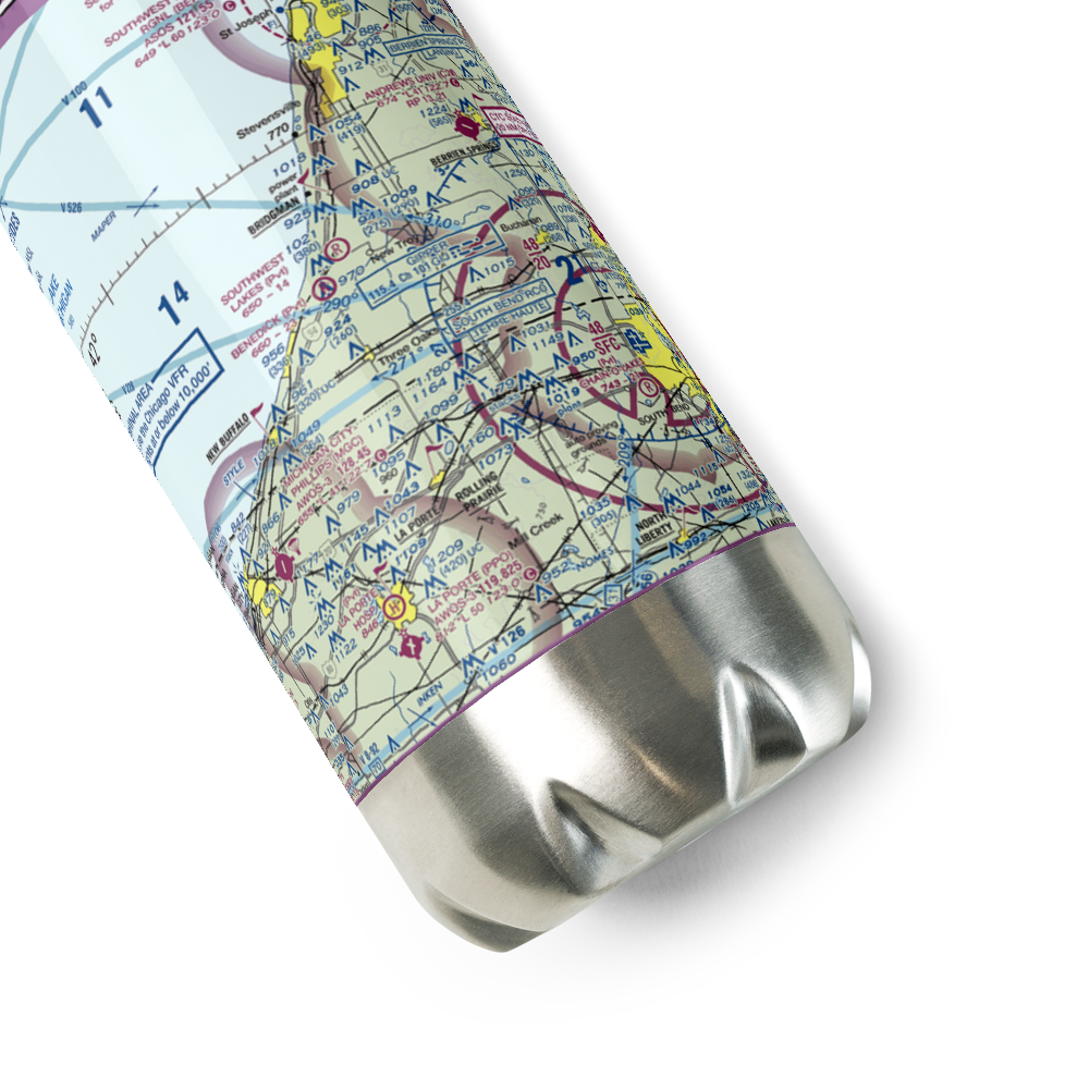 Benedick Airport (4MI6) VFR Sectional Water Bottle 