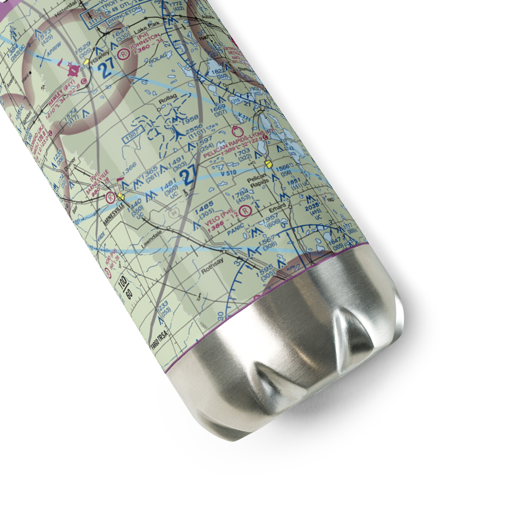 Coot Landing Airport (4MN2) VFR Sectional Water Bottle 