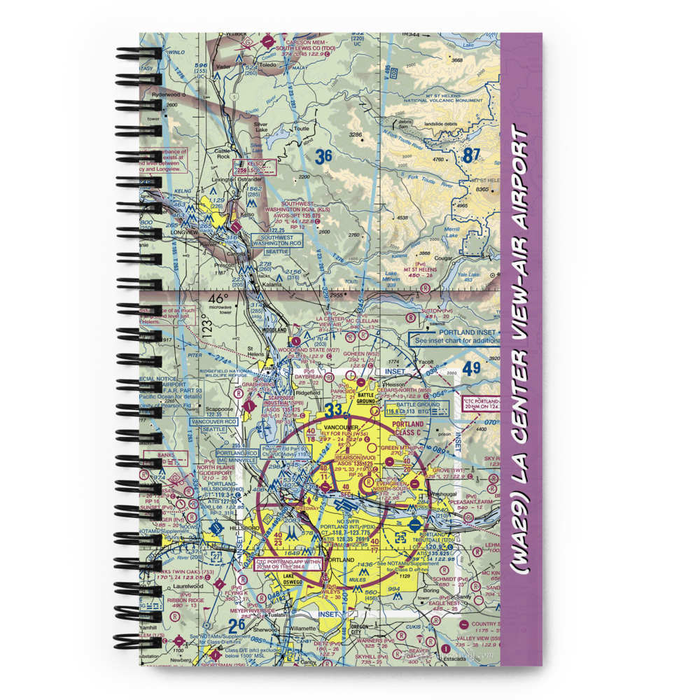 La Center View-Air Airport (WA29) VFR Sectional Notebook 