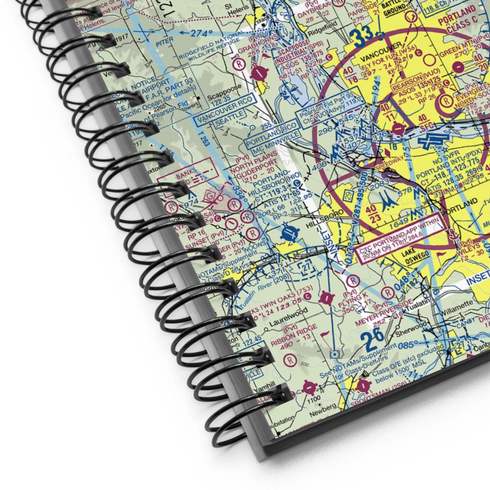 La Center View-Air Airport (WA29) VFR Sectional Notebook 