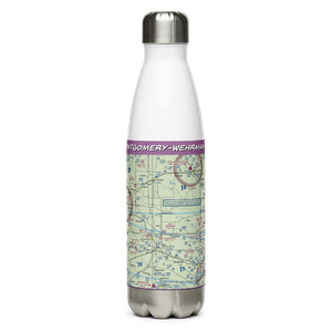 Montgomery-Wehrman Airport (4MO) VFR Sectional Water Bottle