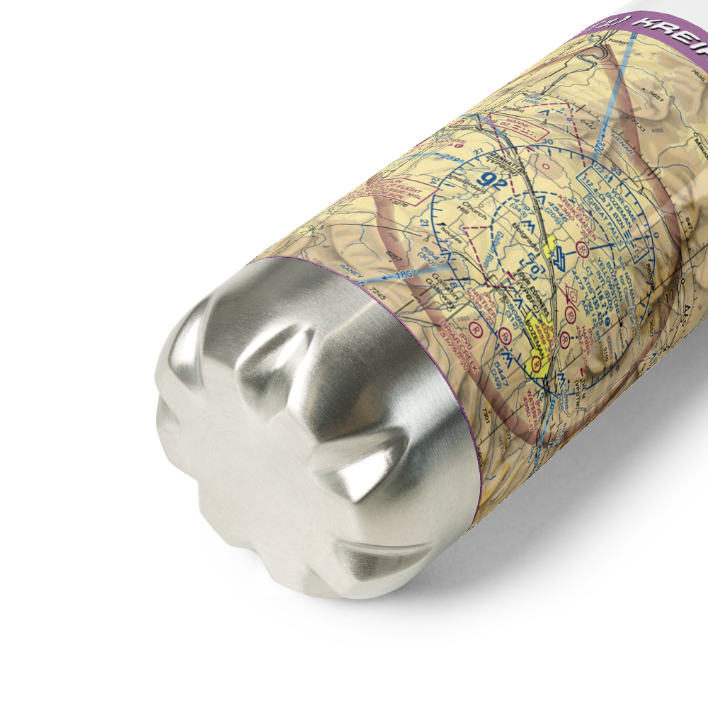 Kreikemeier Airport (4MT1) VFR Sectional Water Bottle 