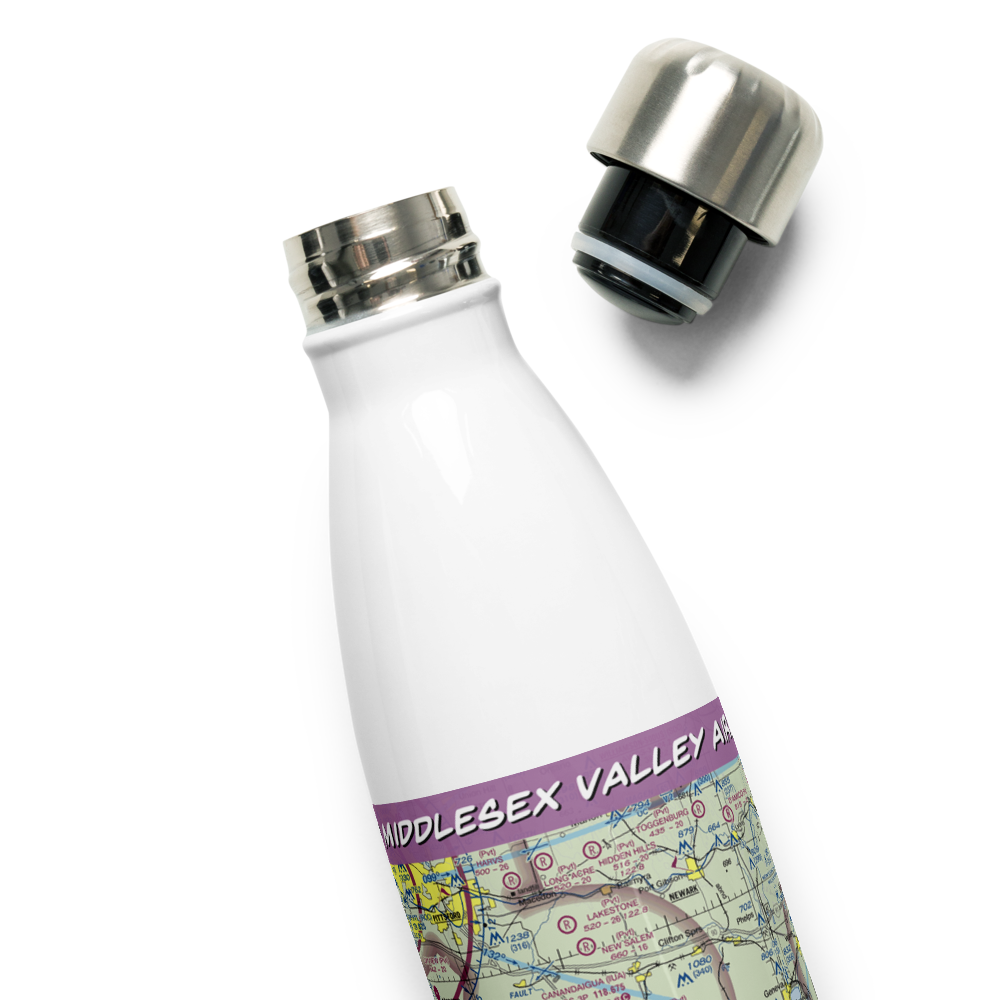 Middlesex Valley Airport (4N2) VFR Sectional Water Bottle 