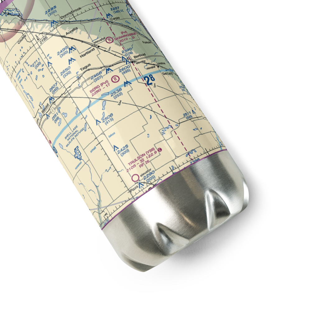 Berg Strip (4NA5) VFR Sectional Water Bottle 