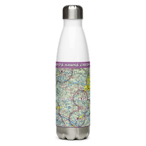 Boyd's Hawks Creek Airport (4NC0) VFR Sectional Water Bottle