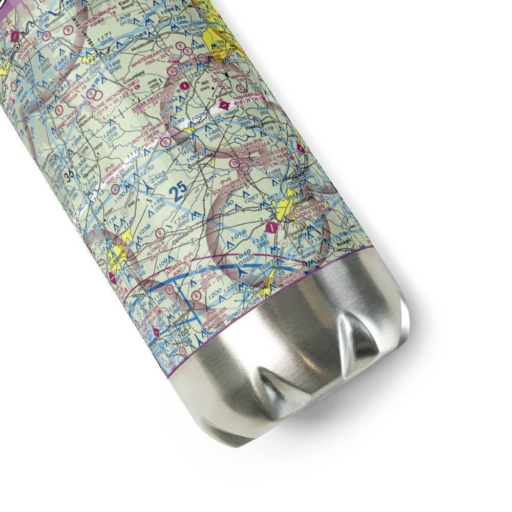 Boyd's Hawks Creek Airport (4NC0) VFR Sectional Water Bottle 