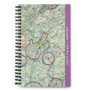 Falwell Airport (W24) VFR Sectional Notebook