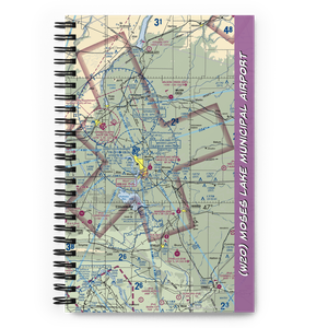 Moses Lake Municipal Airport (W20) VFR Sectional Notebook
