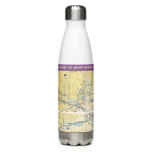 Malone M-Bar Ranch Airport (4NE8) VFR Sectional Water Bottle