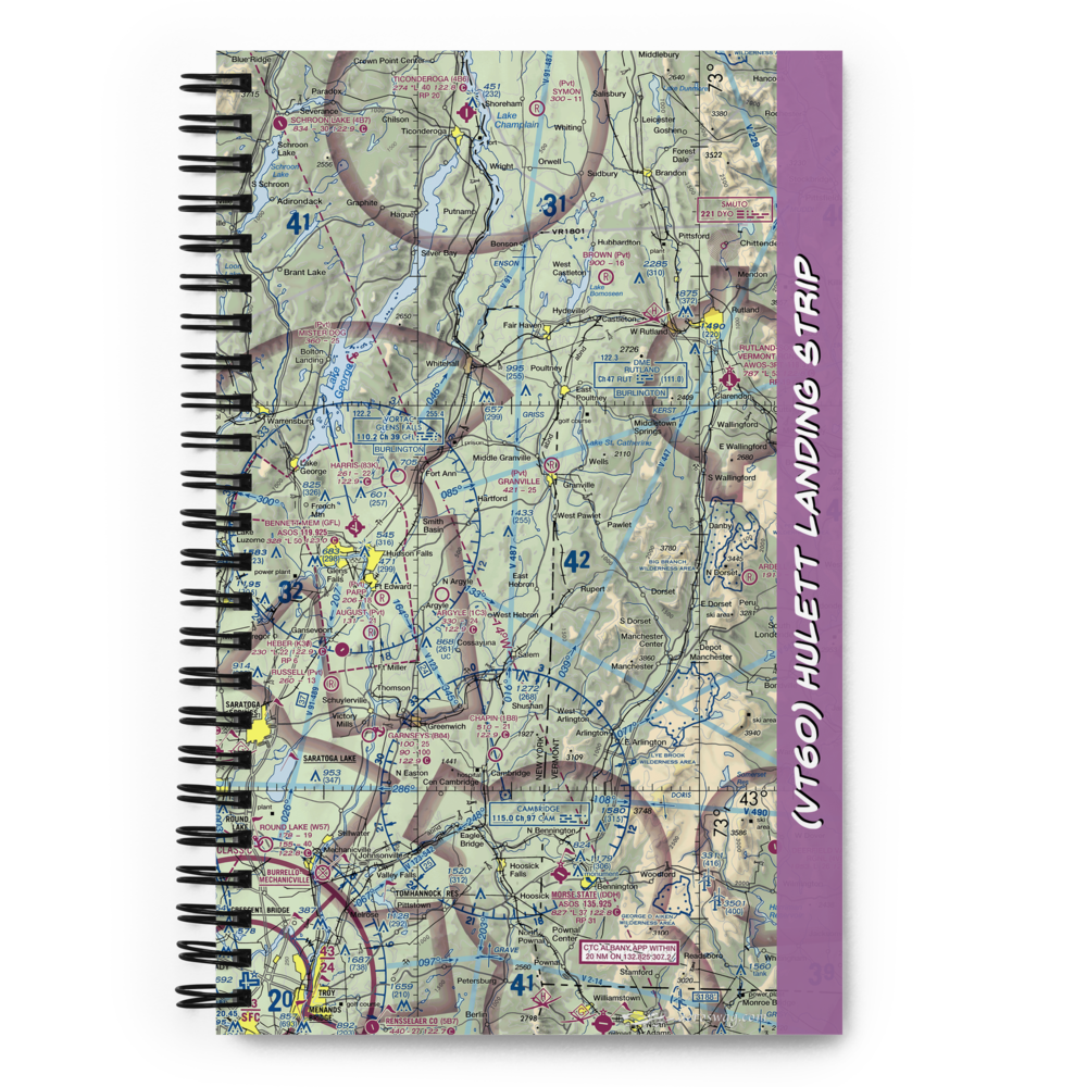 Hulett Landing Strip (VT60) VFR Sectional Notebook 