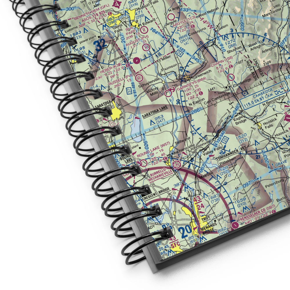 Hulett Landing Strip (VT60) VFR Sectional Notebook 