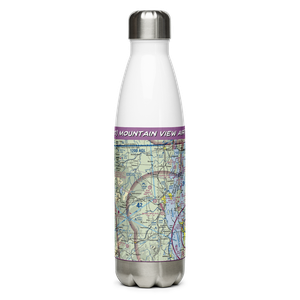 Mountain View Airpark (4NY0) VFR Sectional Water Bottle