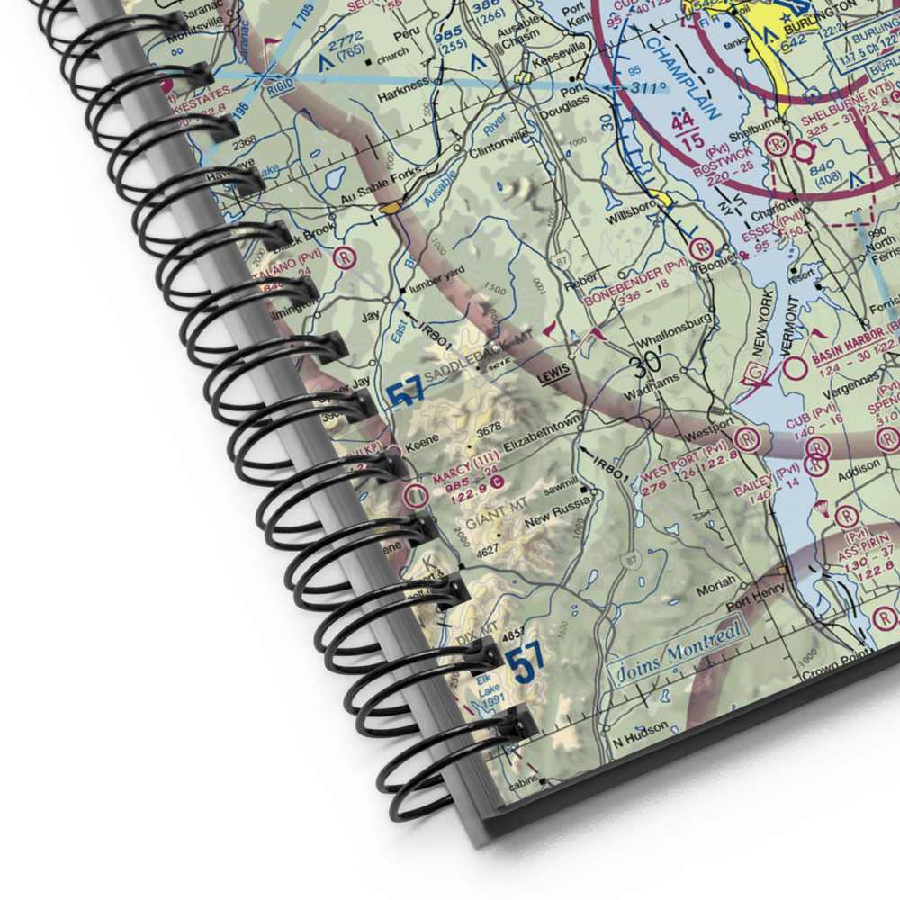 Malletts Head Seaplane Base (VT57) VFR Sectional Notebook 