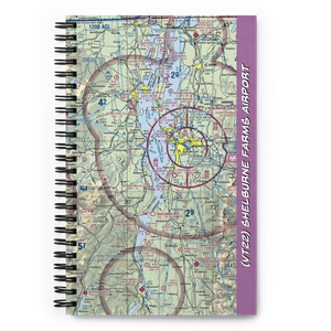 Shelburne Farms Airport (VT22) VFR Sectional Notebook