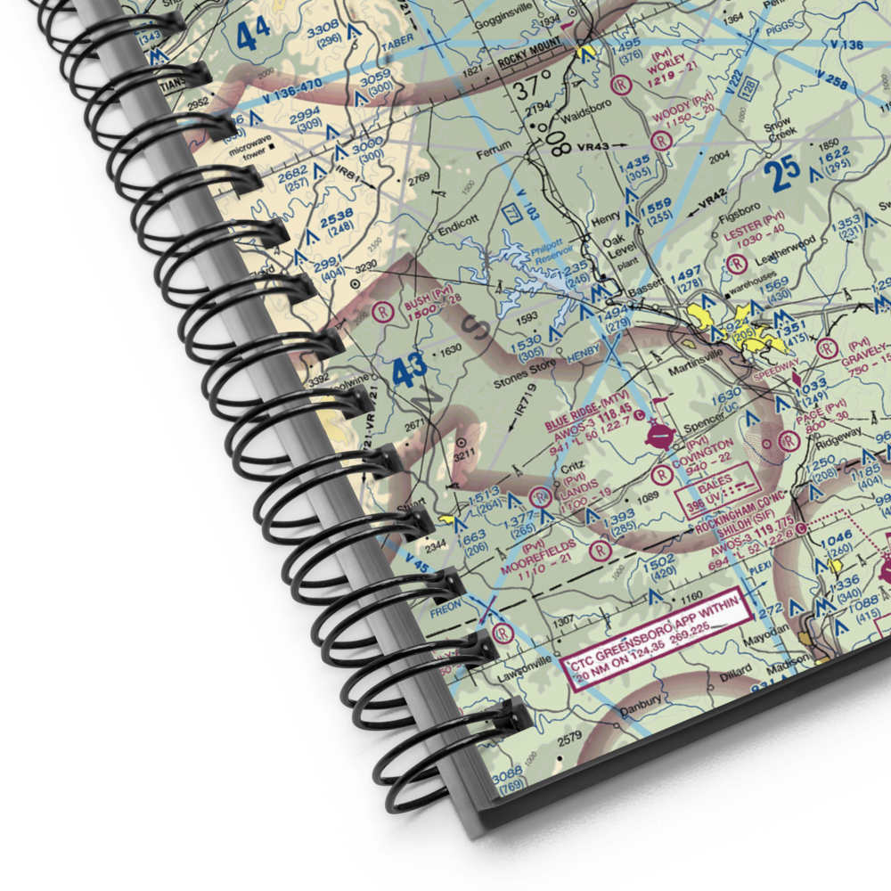Venning's Landing Airport (VG53) VFR Sectional Notebook 