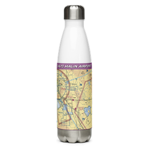 Malin Airport (4S7) VFR Sectional Water Bottle