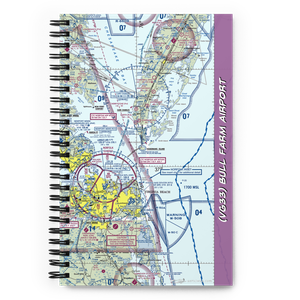 Bull Farm Airport (VG33) VFR Sectional Notebook