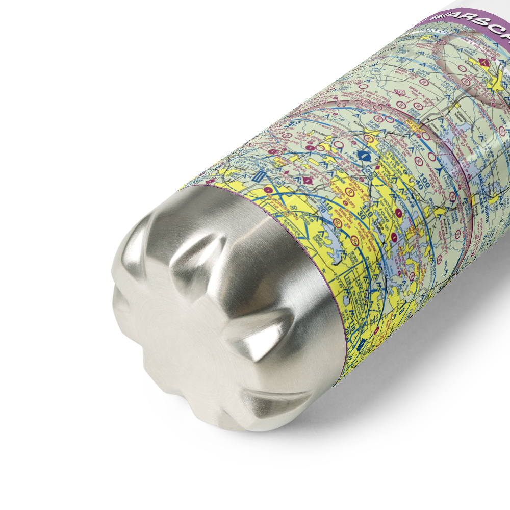 Warschun Ranch Airport (4TA1) VFR Sectional Water Bottle 