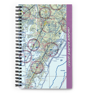 Sawyer Airport (VG19) VFR Sectional Notebook