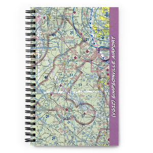 Simpsonville Airport (VG12) VFR Sectional Notebook