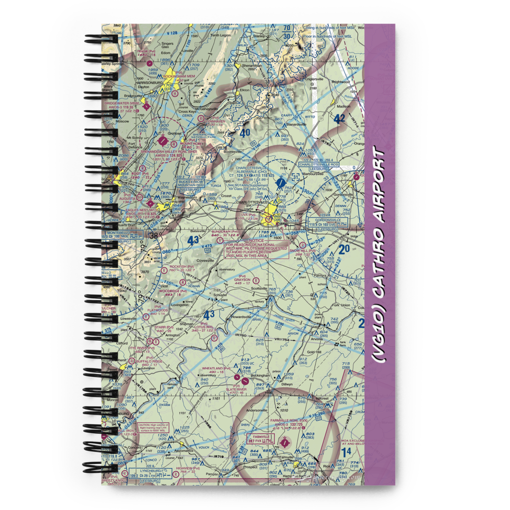 Cathro Airport (VG10) VFR Sectional Notebook 