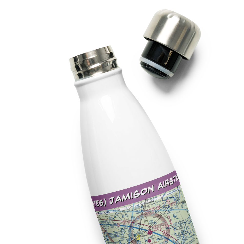 Jamison Airstrip (4TE6) VFR Sectional Water Bottle 