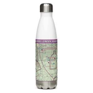 Squirrel Creek Ranch Airport (4TE9) VFR Sectional Water Bottle