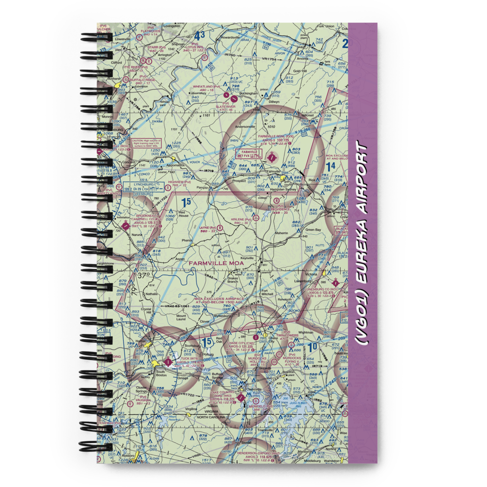 Eureka Airport (VG01) VFR Sectional Notebook 