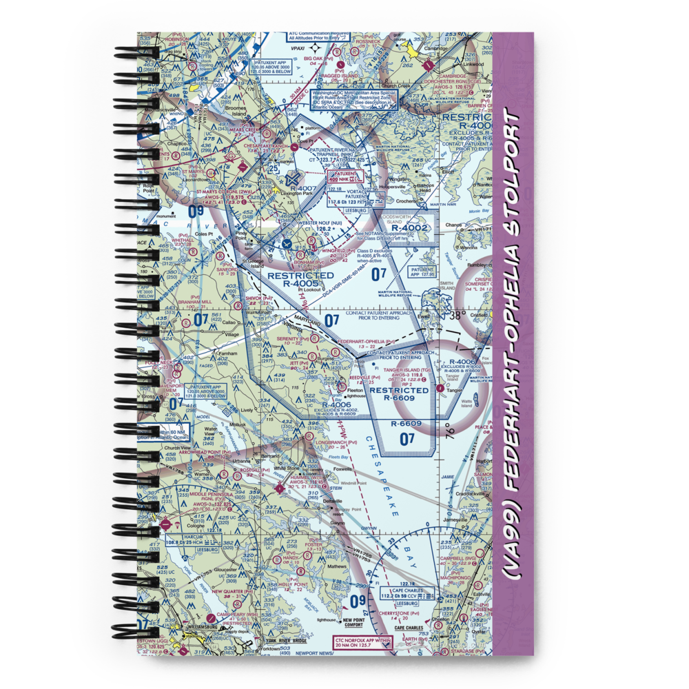 Federhart-Ophelia STOLport (VA99) VFR Sectional Notebook 