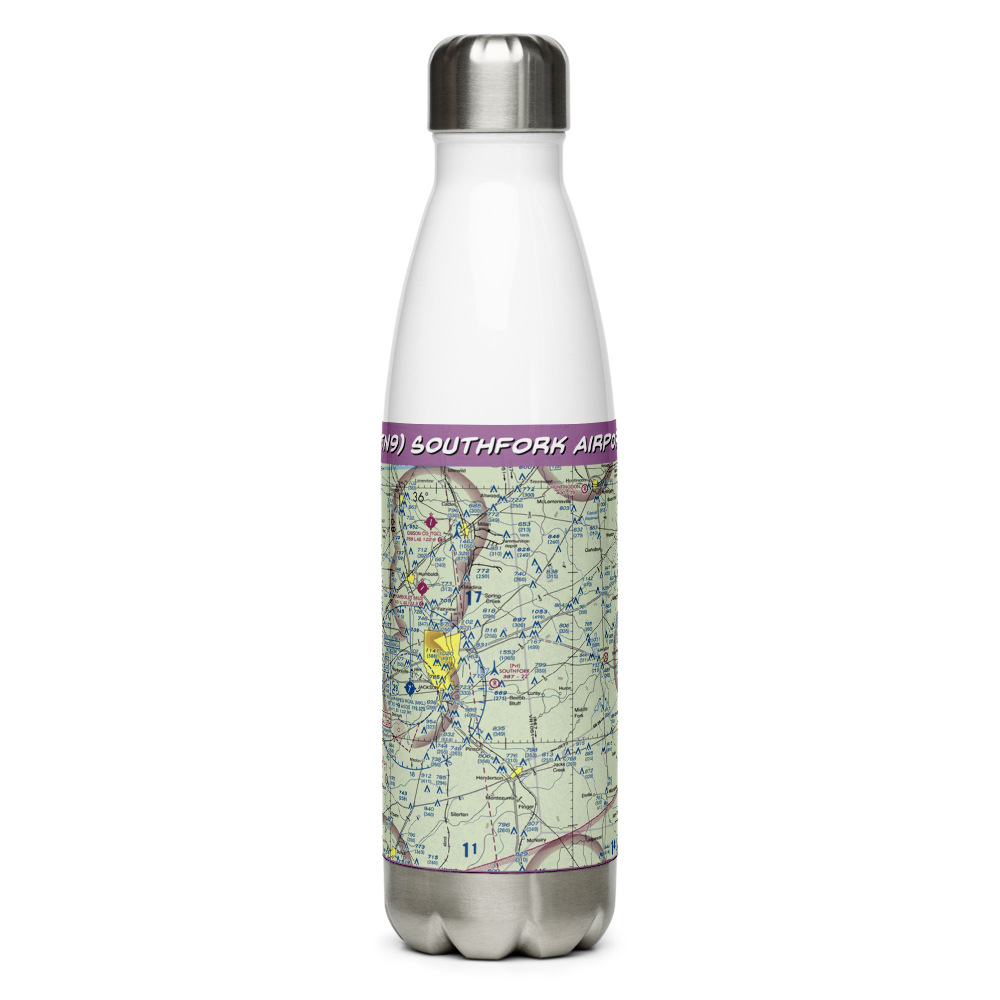 Southfork Airport (4TN9) VFR Sectional Water Bottle 