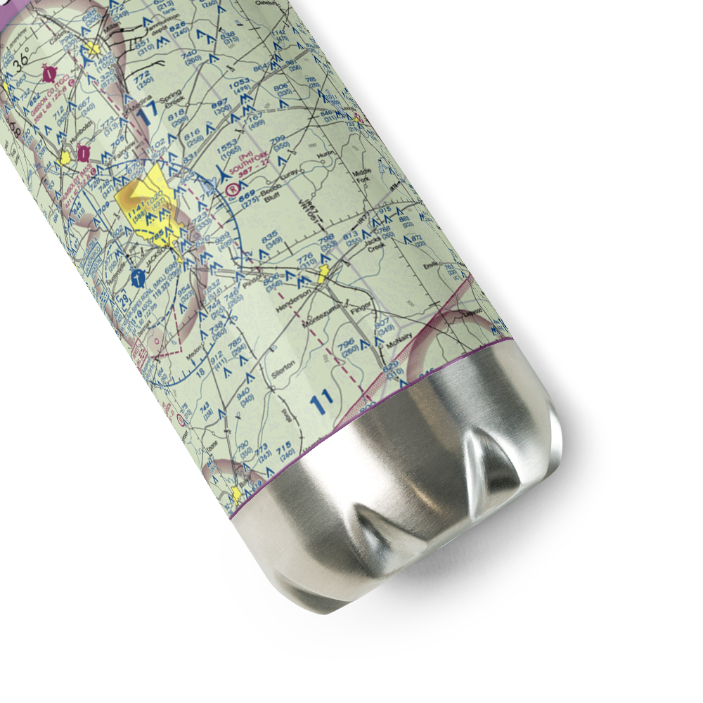 Southfork Airport (4TN9) VFR Sectional Water Bottle 