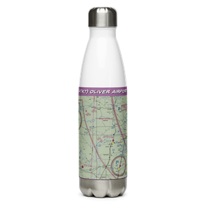 Oliver Airport (4TX7) VFR Sectional Water Bottle