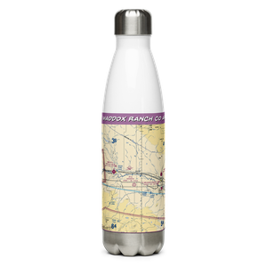 Maddox Ranch Co Airport (3MT4) VFR Sectional Water Bottle