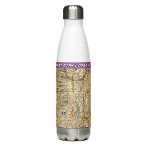 West Fork Lodge Airport (4U7) VFR Sectional Water Bottle