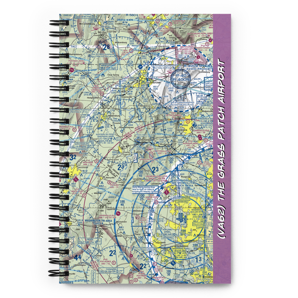 The Grass Patch Airport (VA62) VFR Sectional Notebook 