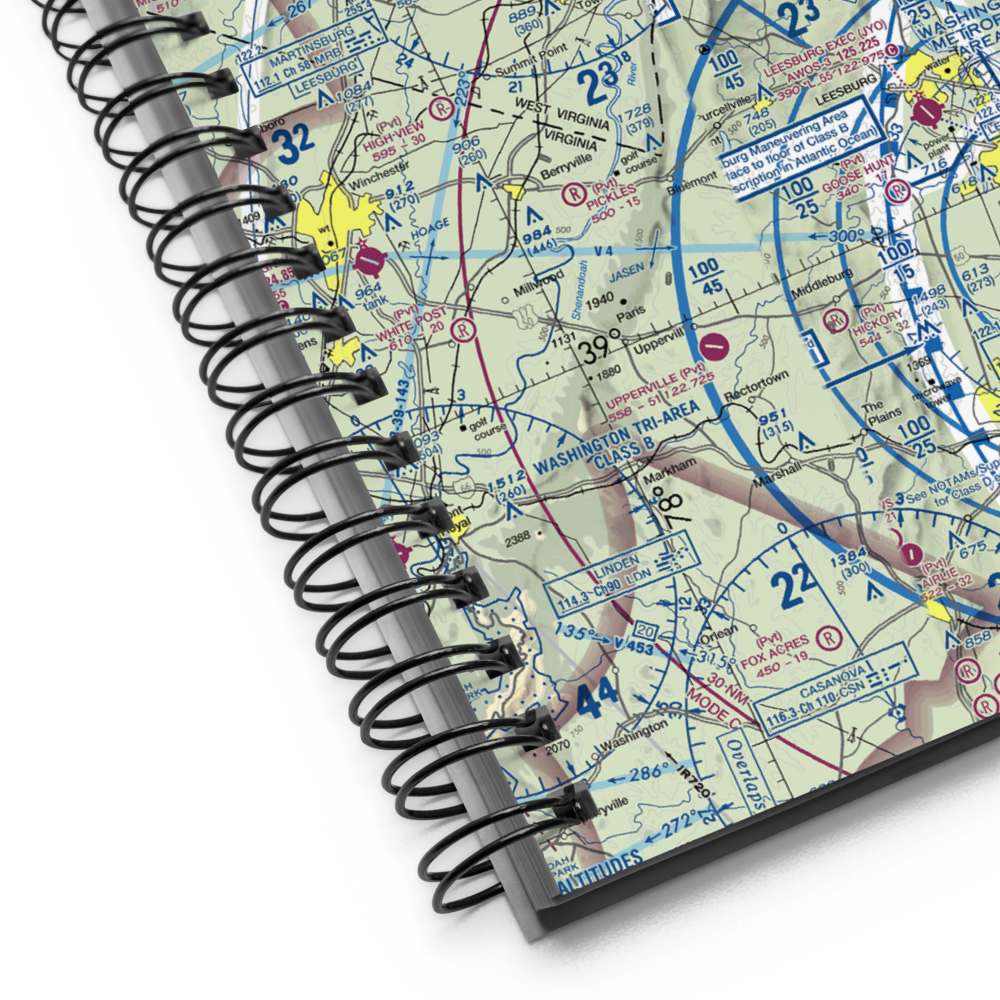 The Grass Patch Airport (VA62) VFR Sectional Notebook 