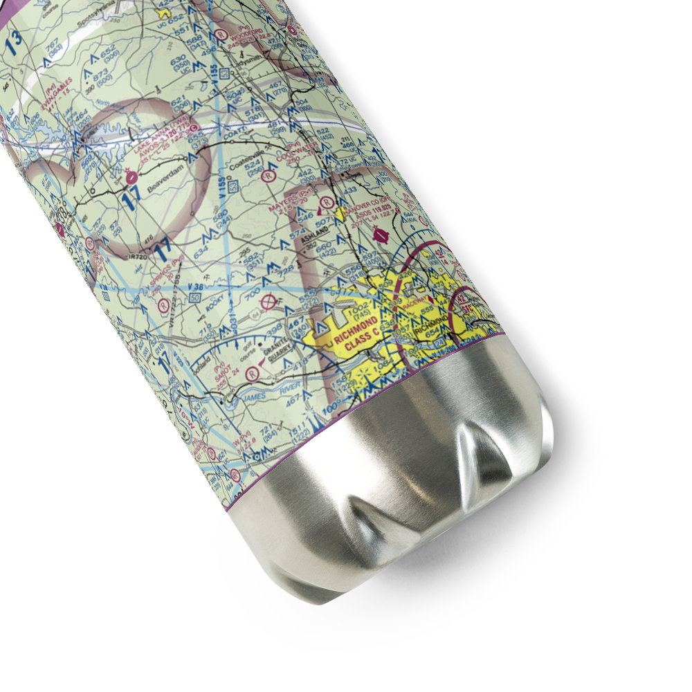 Cool Water Airport (4VG2) VFR Sectional Water Bottle 