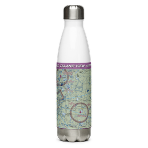Island View Airport (4WI2) VFR Sectional Water Bottle