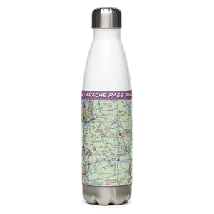 Apache Pass Airport (4XA4) VFR Sectional Water Bottle