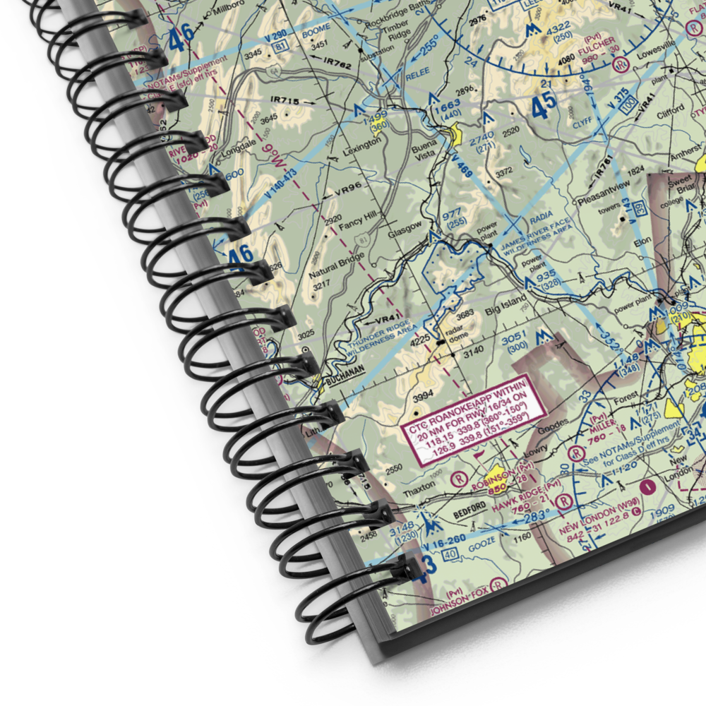 Brook Hill Farm Airport (VA00) VFR Sectional Notebook 
