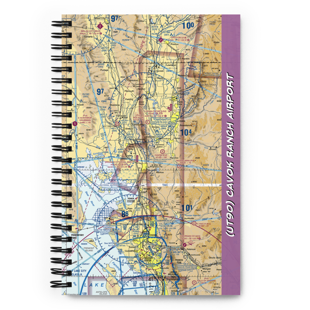 CAVOK Ranch Airport (UT90) VFR Sectional Notebook 
