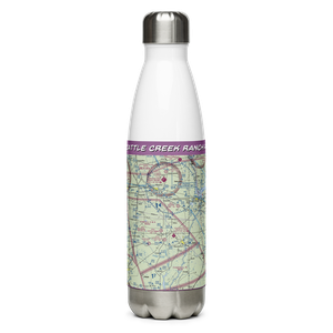 Cattle Creek Ranch Airport (50FD) VFR Sectional Water Bottle