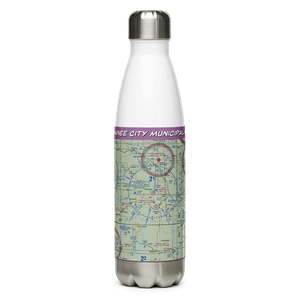 Pawnee City Municipal Airport (50K) VFR Sectional Water Bottle