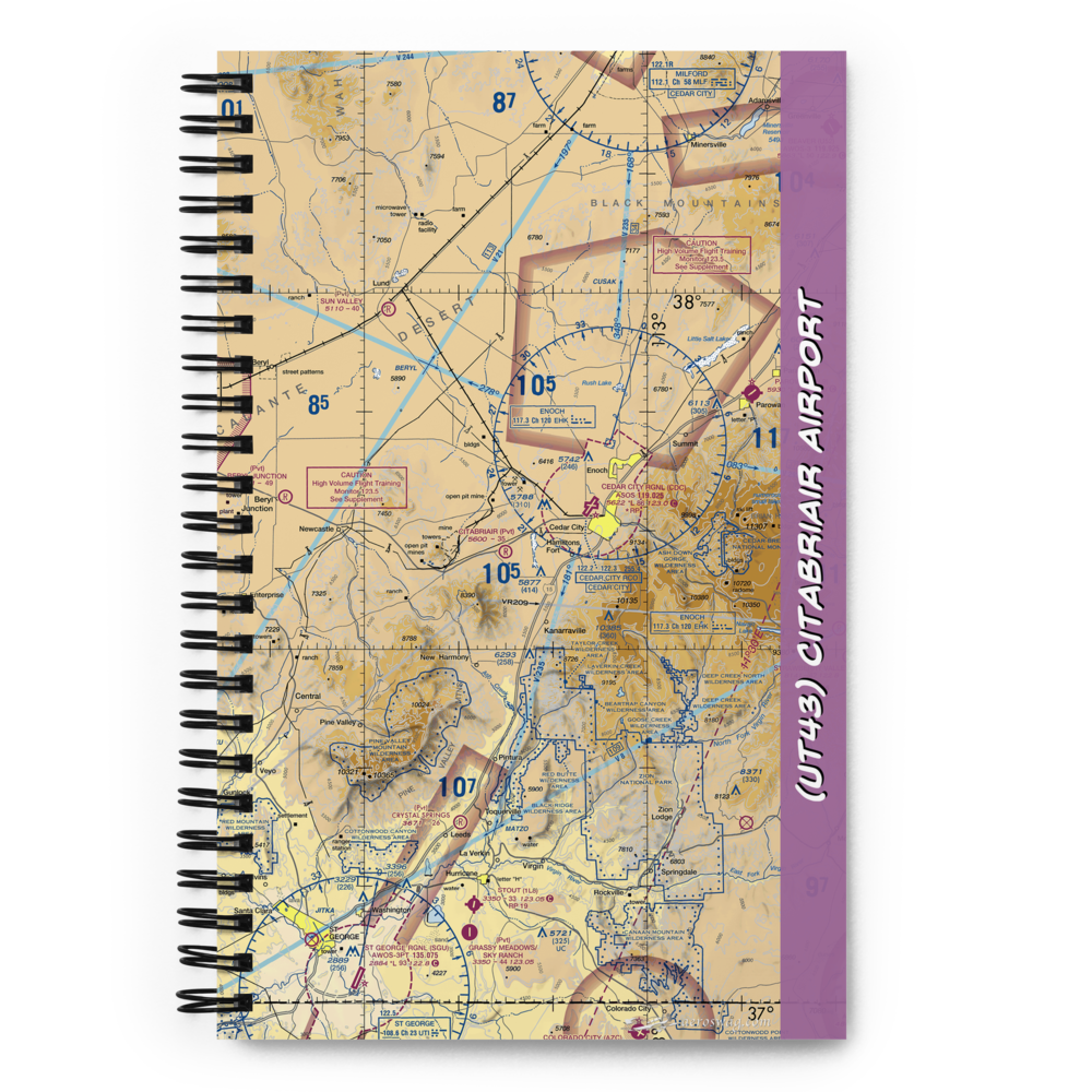 Citabriair Airport (UT43) VFR Sectional Notebook 