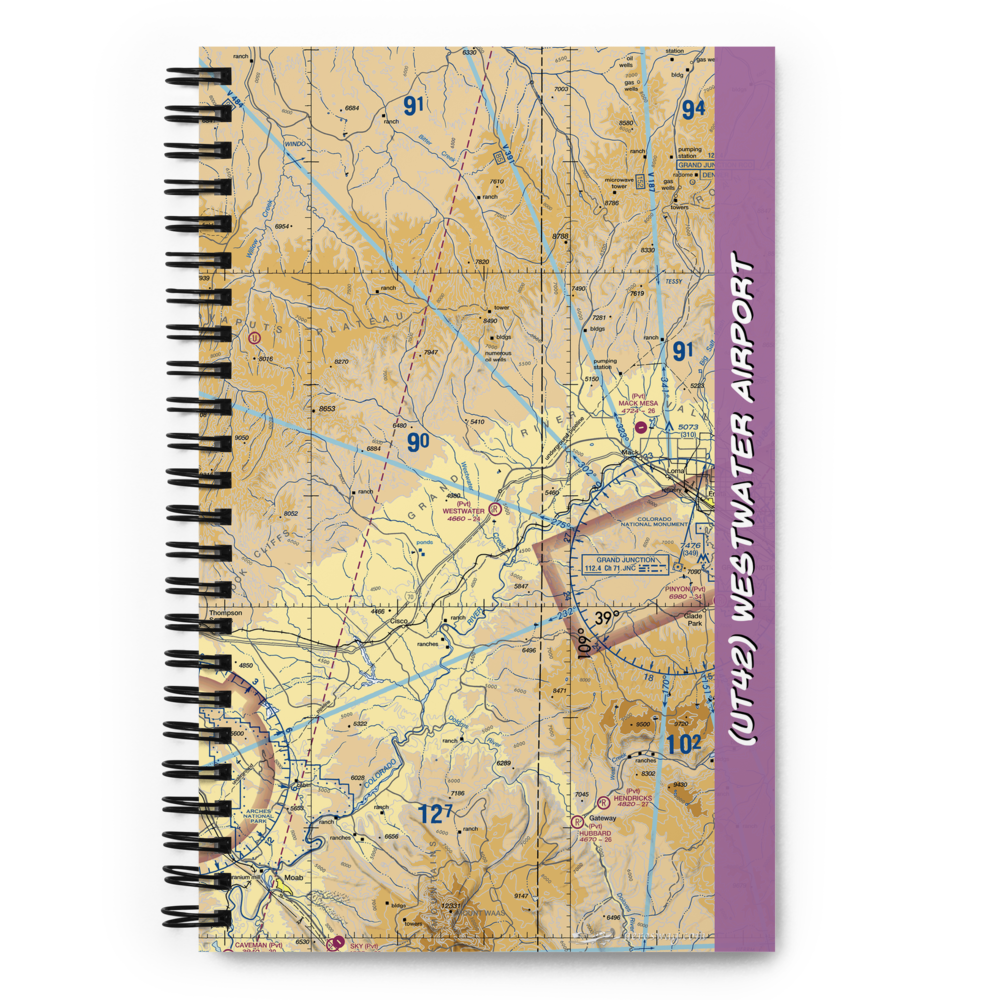 Westwater Airport (UT42) VFR Sectional Notebook 
